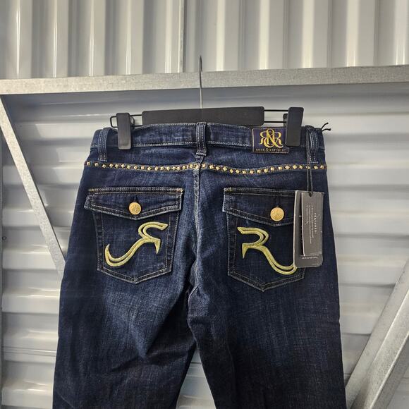 Rock & Republic Dark Wash Kassandra Jeans Size 8 - Picture 4 of 7